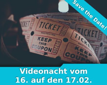 Videonacht 2023 - Save the Date - Button